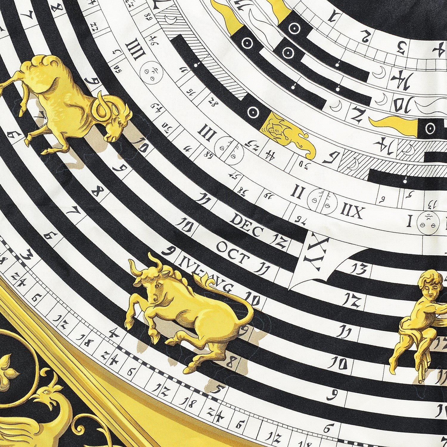 Hermes Silk Dies Et Hore Scarf 90 7 of 8