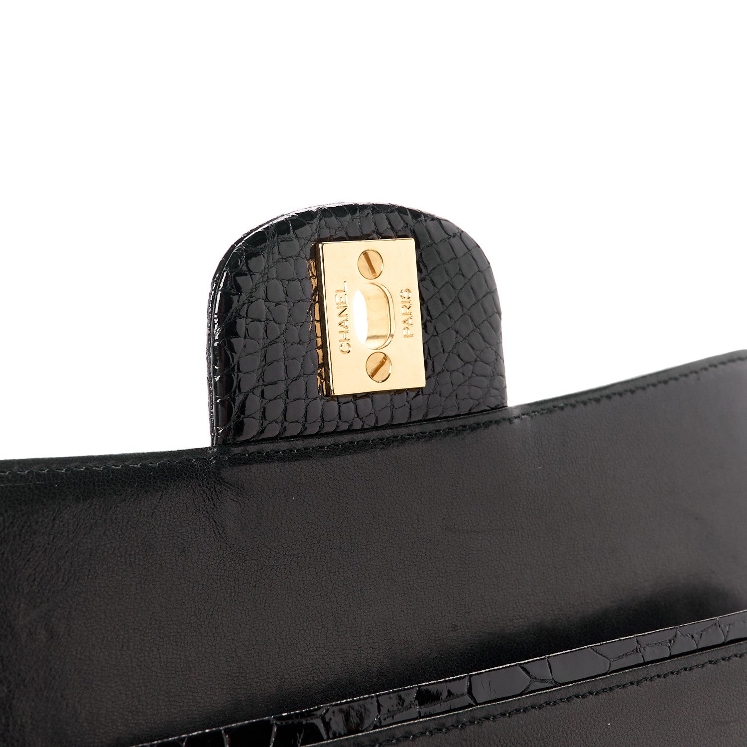Chanel Alligator Small Double Flap Black 7 of 11