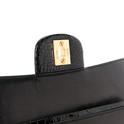Chanel Alligator Small Double Flap Black 7 of 11