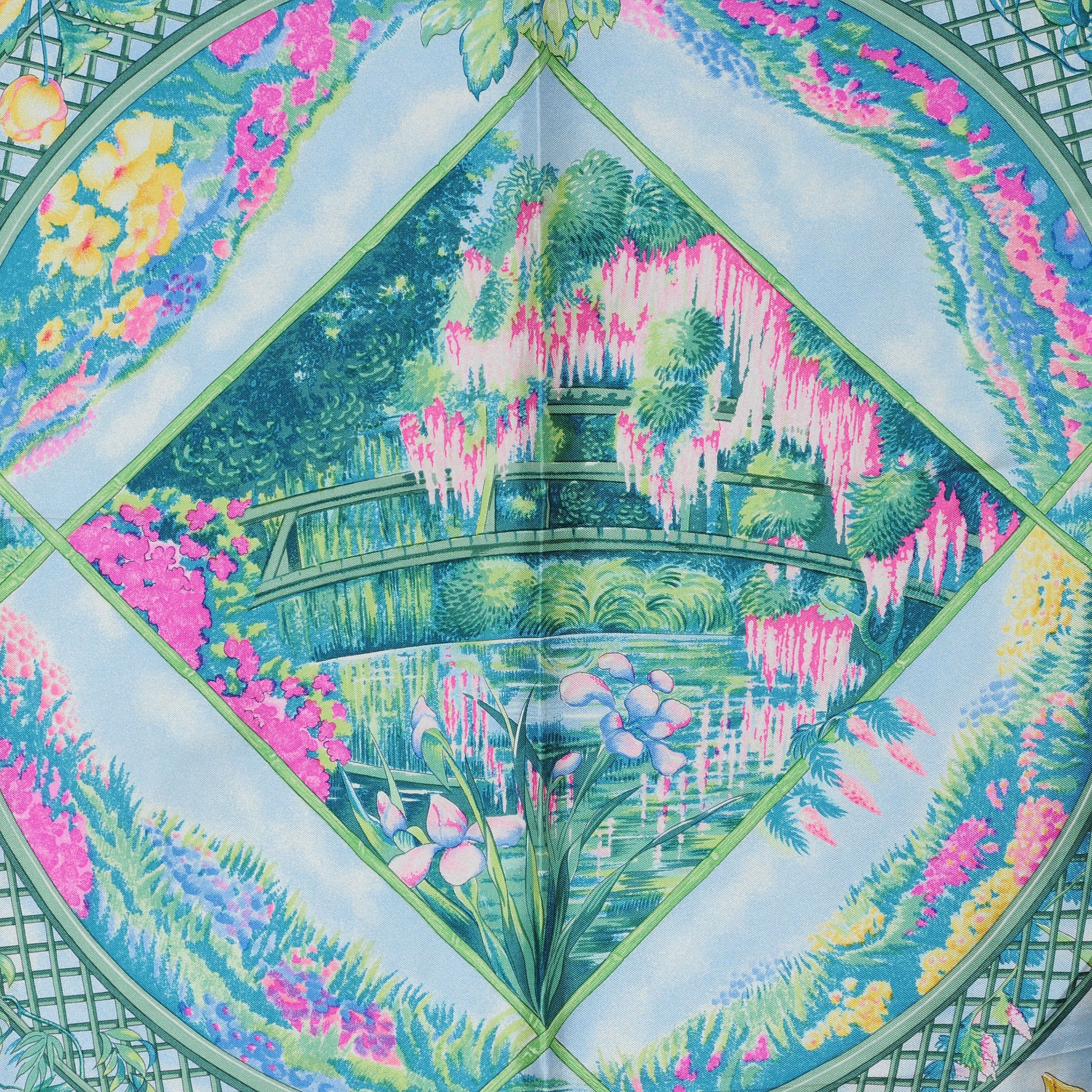 Hermes Silk Giverny Scarf 90 1 of 7