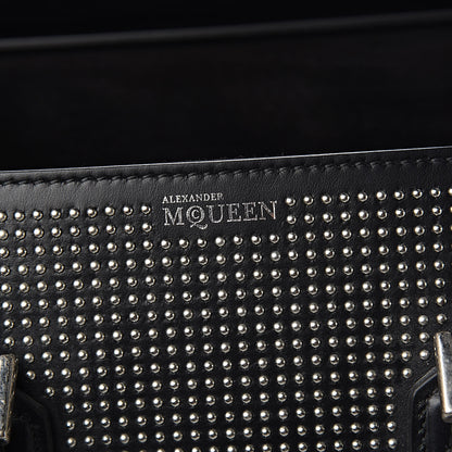 Alexander McQueen Calfskin Studded Large Heroine Black 6 of 9