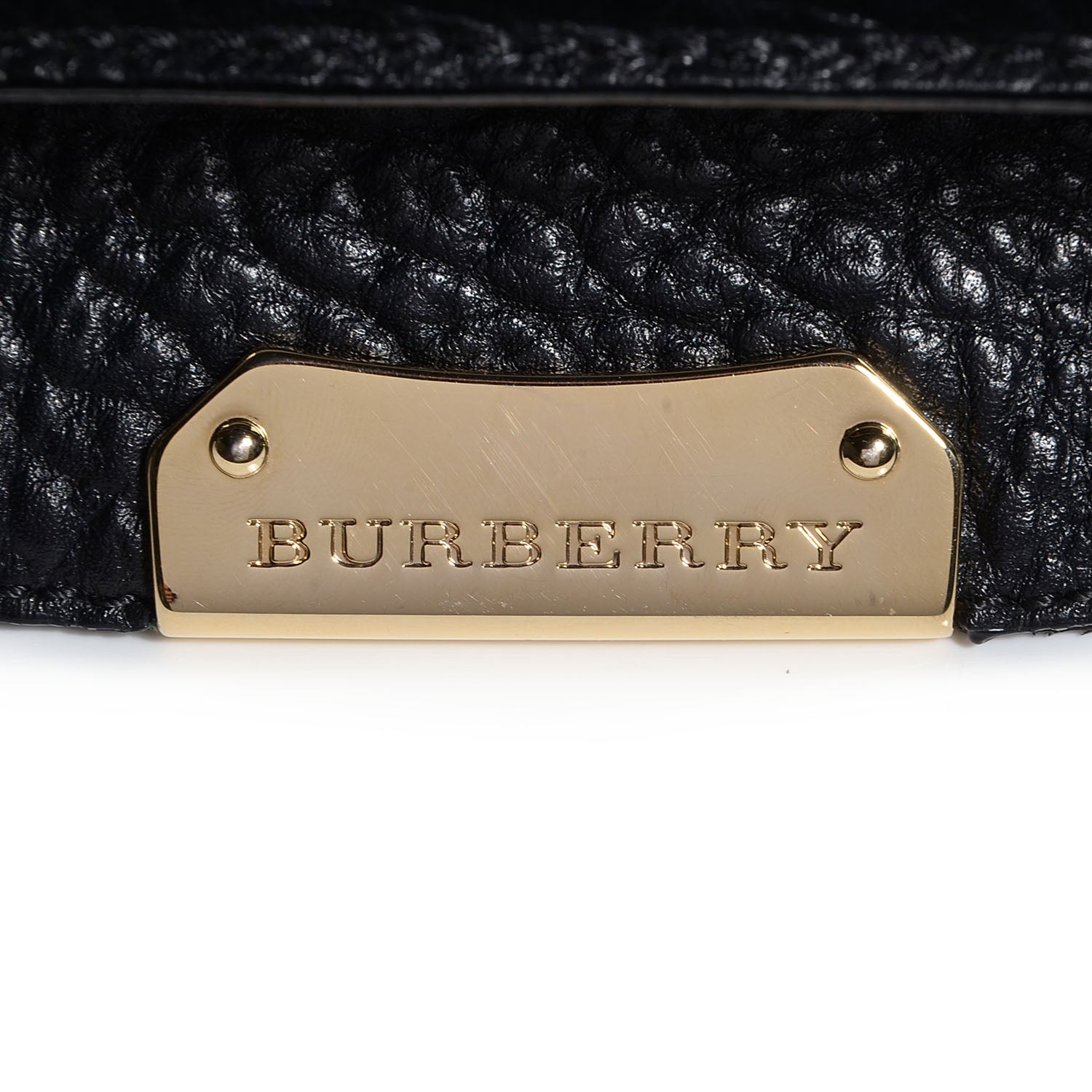 Burberry Signature Grain Medium Lindburn Hobo Black 10 of 10