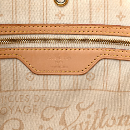 Louis Vuitton Damier Azur Neverfull MM 6 of 23