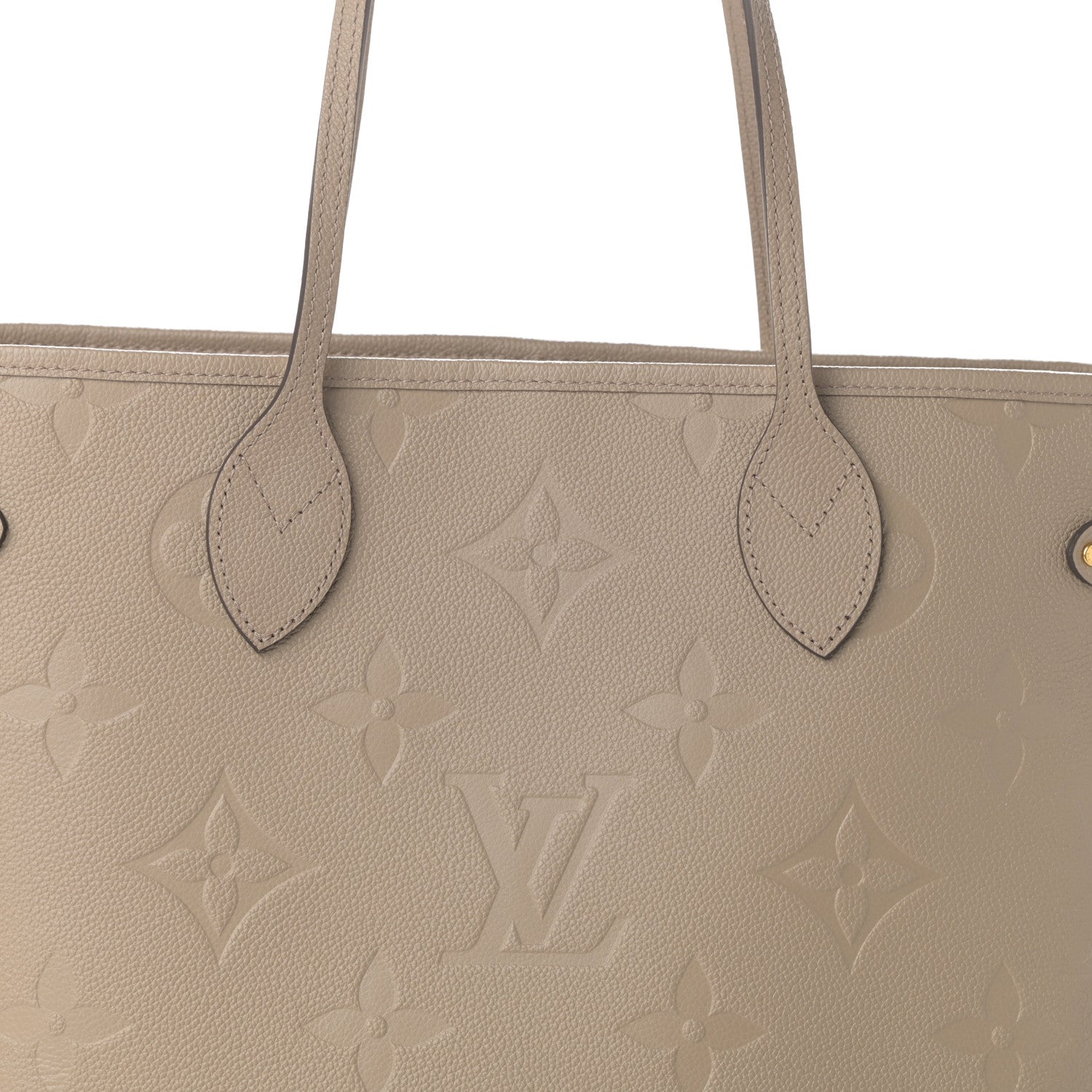 Louis Vuitton Empreinte Monogram Giant Neverfull MM Tourterelle 7 of 9