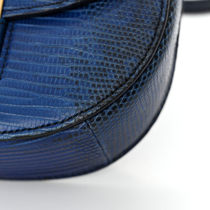 Celine Lizard Small Trotteur Blue 12 of 12