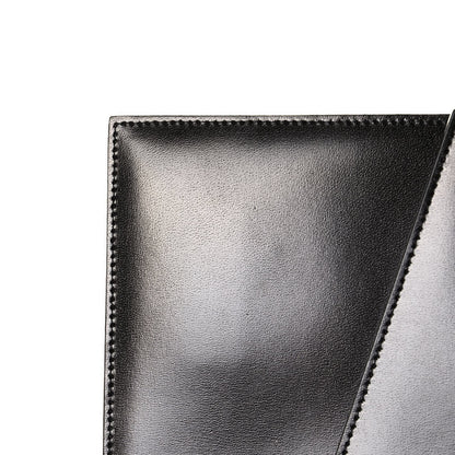 Saint Laurent Smooth Shiny Calfskin Monogram Uptown Pouch Black 5 of 5