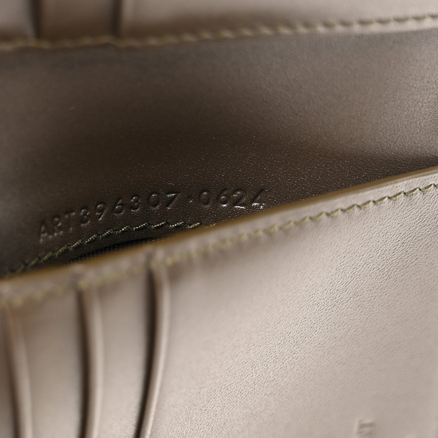 Smooth Calfskin Paris East West Wallet Light Musk