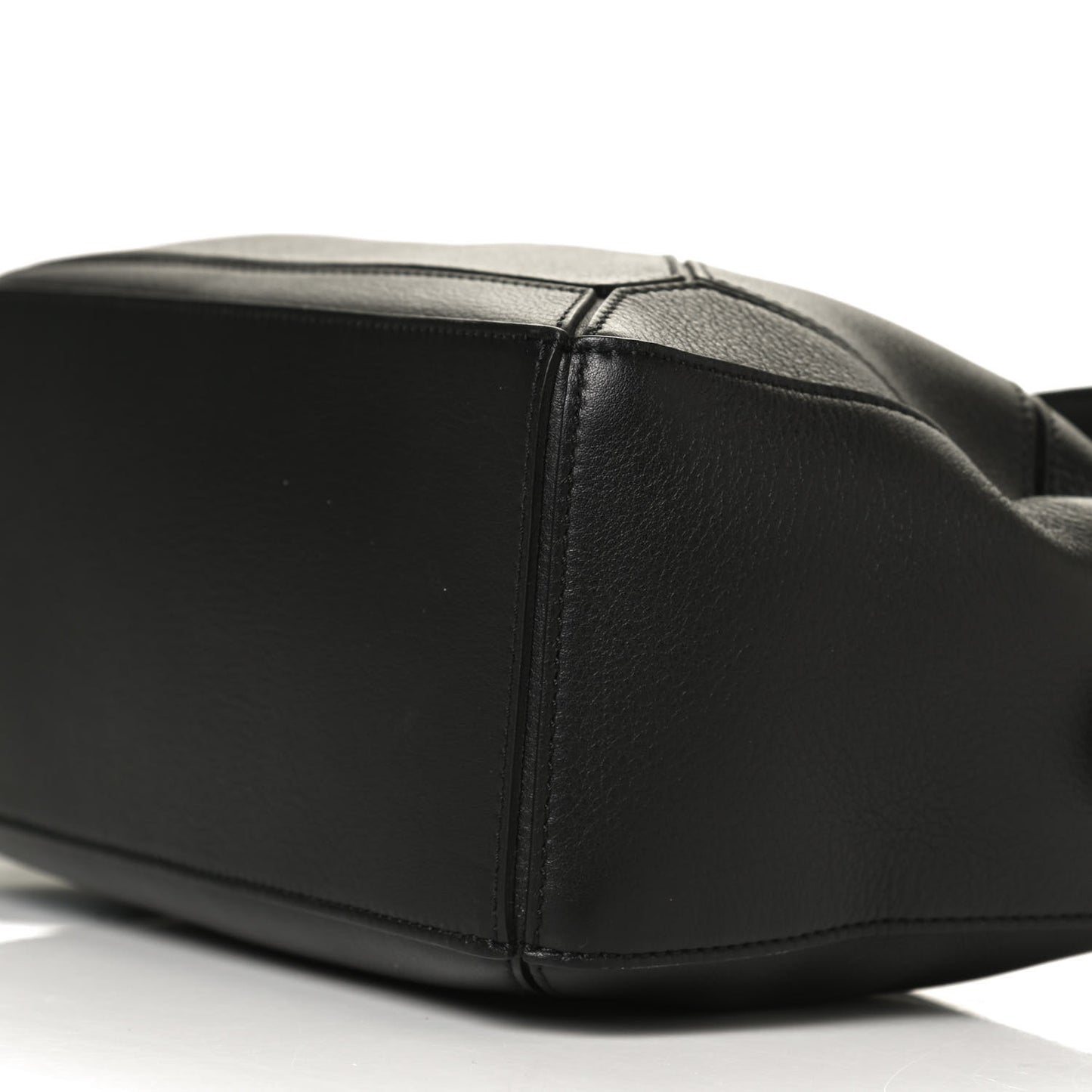 Calfskin Small Puzzle Bag Black