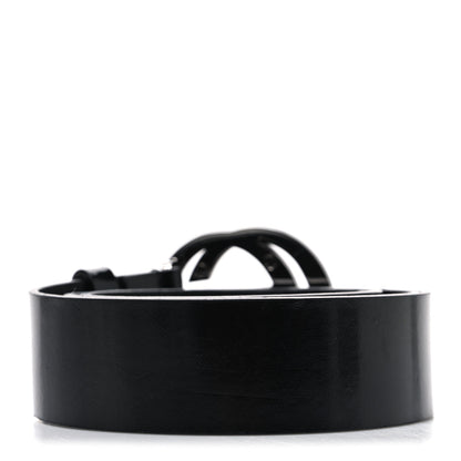 Gucci Patent Calfskin Interlocking G Belt 90 36 Black 2 of 5