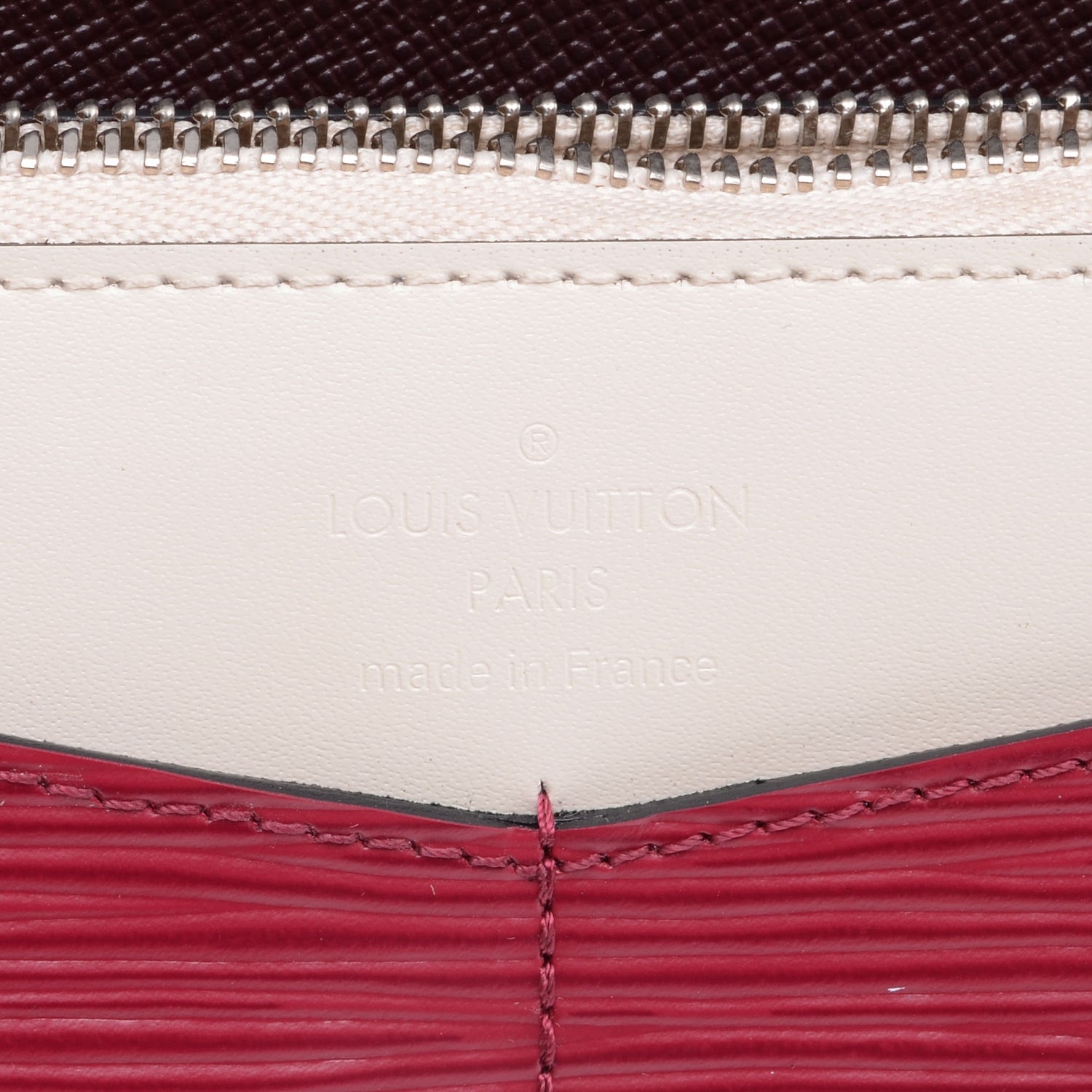Louis Vuitton Electric Epi Flore Wallet Prune 5 of 7
