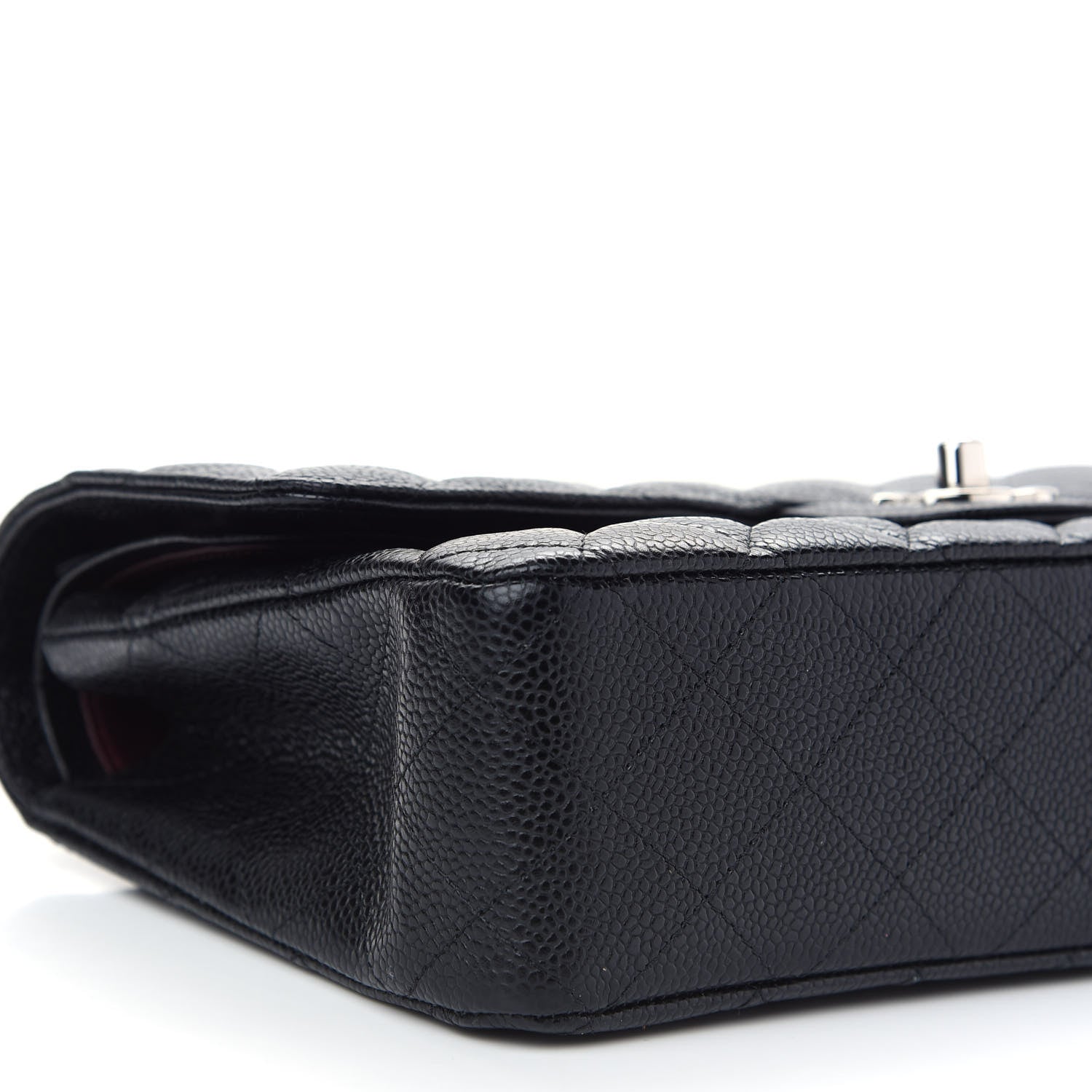 Chanel Caviar Quilted Medium Double Flap Black 7 of 8