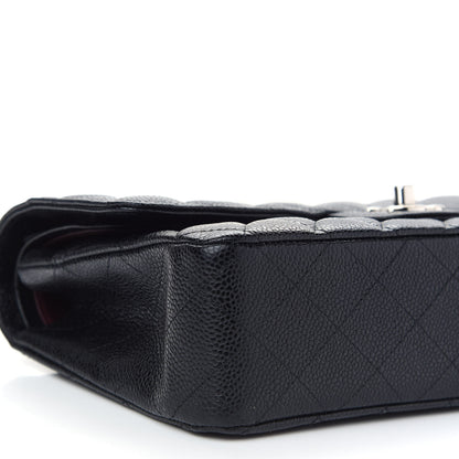 Chanel Caviar Quilted Medium Double Flap Black 7 of 8