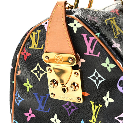 Louis Vuitton Monogram Multicolor Speedy 30 Black 8 of 11
