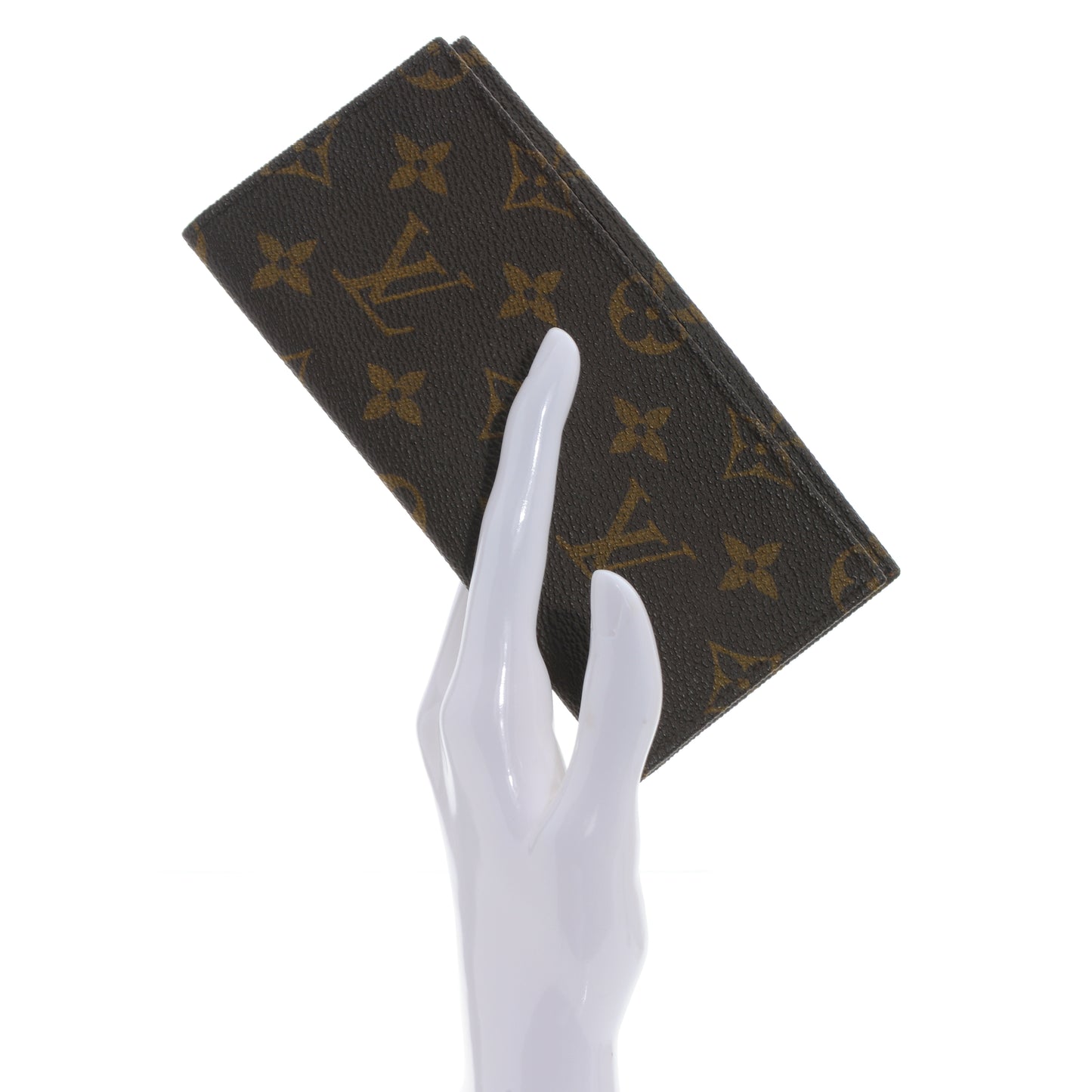 Monogram Checkbook Holder Wallet