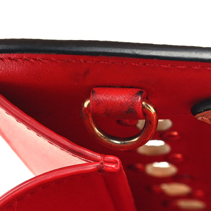 Christian Louboutin Calfskin Patent Studded Small Paloma Naturel Rose Gold 11 of 12