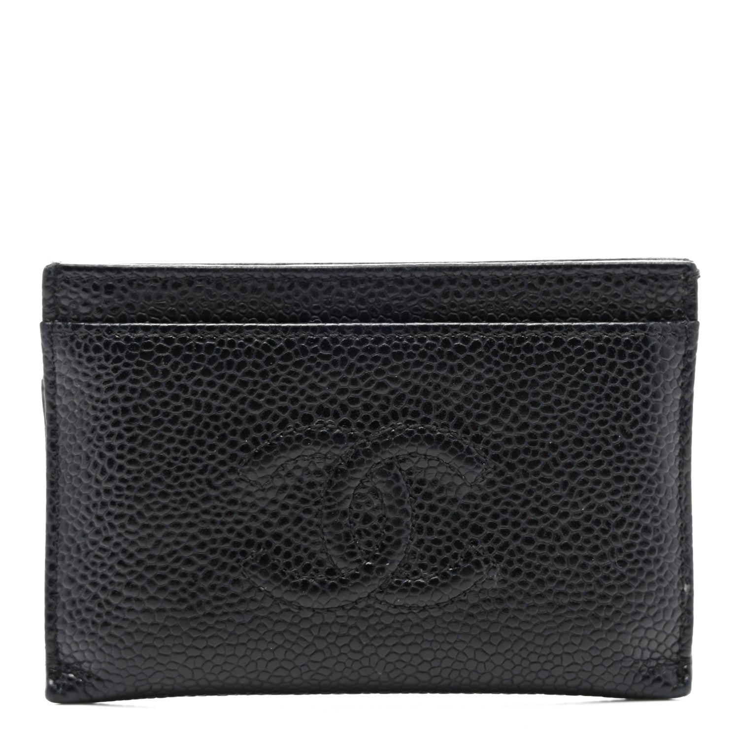 Chanel Caviar Timeless CC Card Holder Black 1 of 8