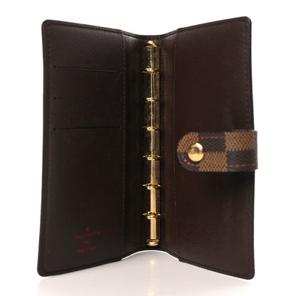 Louis Vuitton Damier Ebene Small Ring Agenda Cover 5 of 6