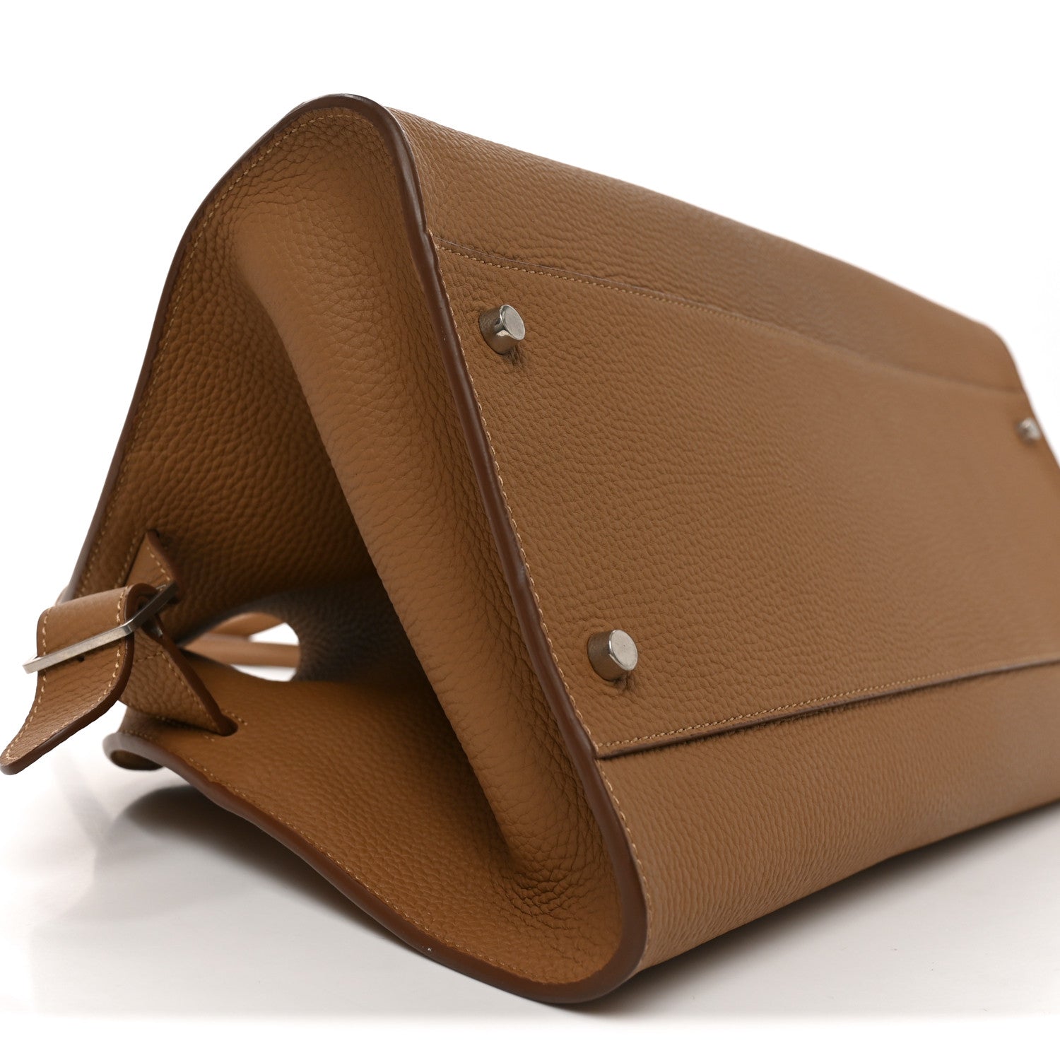 The Row Matte Grained Calfskin EW Margaux Rubber 8 of 9