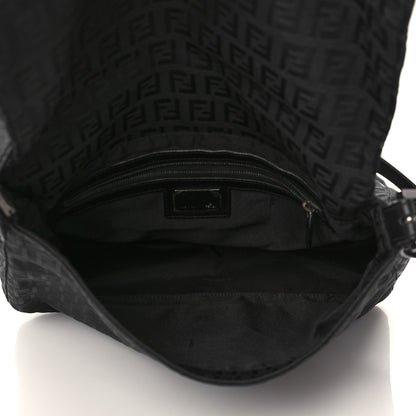 Fendi Zucchino Mama Baguette Black 5 of 6