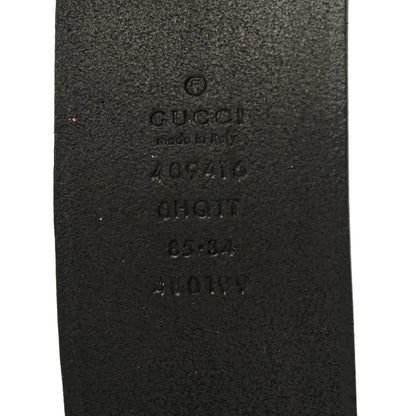 Gucci Calfskin Knurled Double G 40mm Belt 85 34 Testa di Moro 4 of 4