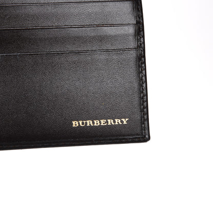 Burberry Haymarket Check Continental Wallet Black 6 of 8
