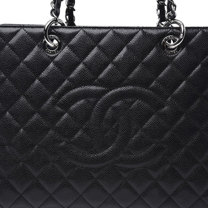 Chanel Caviar Quilted Grand Shopping Tote GST Black 10 of 11
