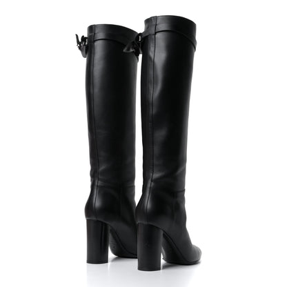 Hermes Heritage Calfskin Story Boots 40 Black 9 of 17