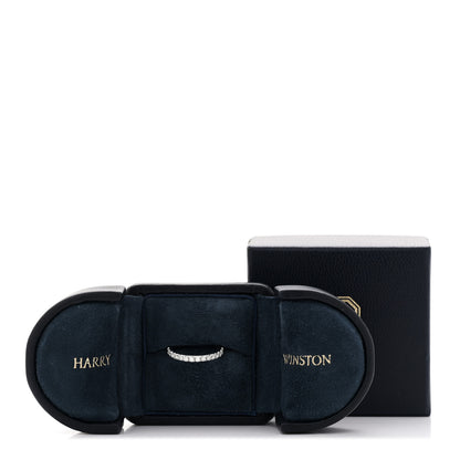 Harry Winston Platinum Diamond Eternity Wedding Band Ring 47 4.25 6 of 6