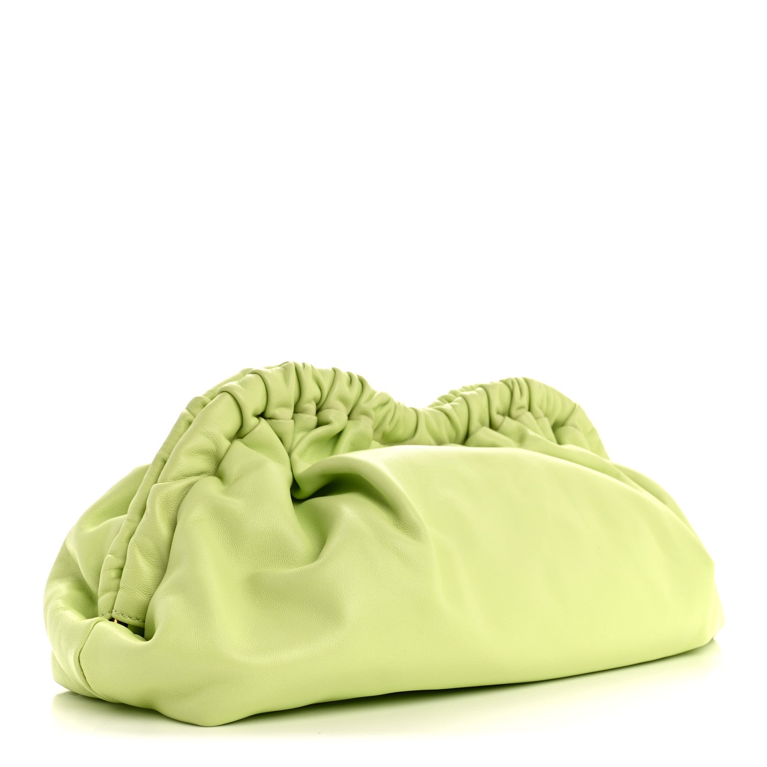 Mansur Gavriel Lambskin Cloud Clutch Mint 3 of 10