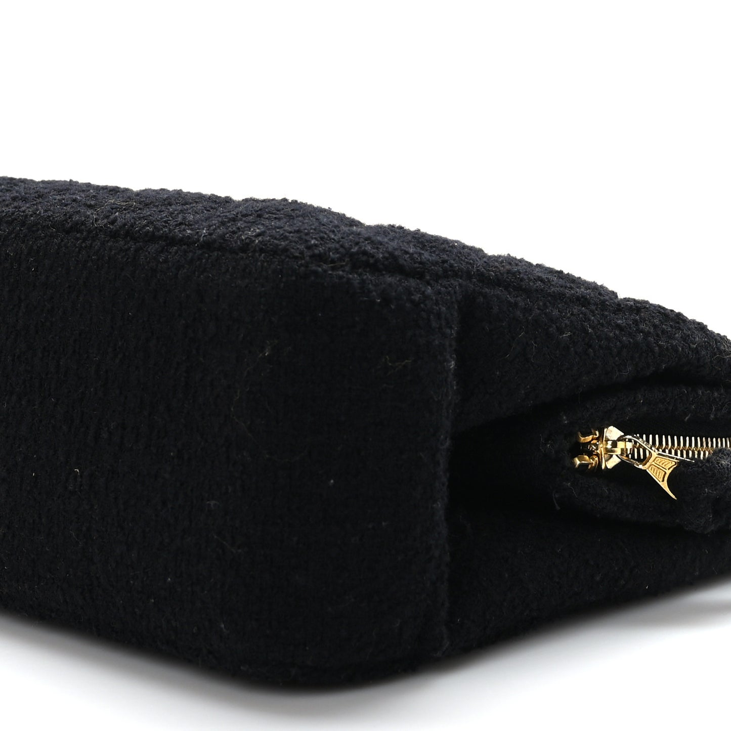 Jersey Quilted Shopping Tote Black