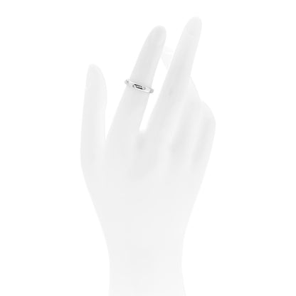 Tiffany Platinum Diamond 3mm Etoile Band Ring 48 4.5 2 of 5