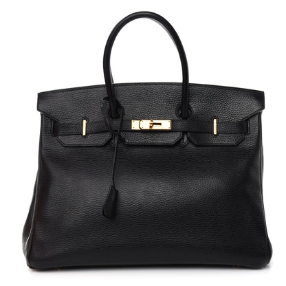 Hermes Ardennes Birkin 35 Black 1 of 11