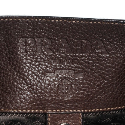 Prada Vitello Daino Rope Hobo Caffe 5 of 8