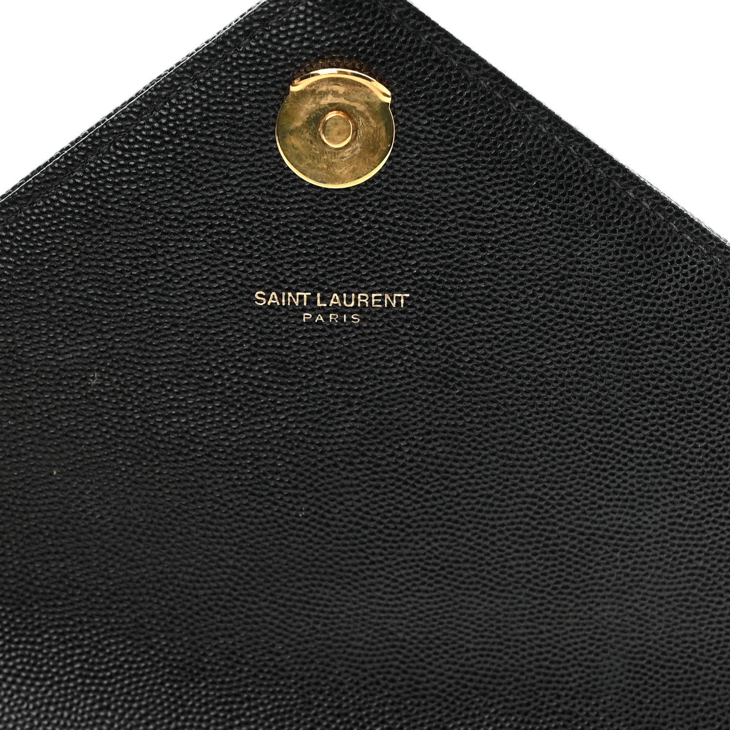 Saint Laurent Grain De Poudre Matelasse Chevron Large Monogram Satchel Black 5 of 11