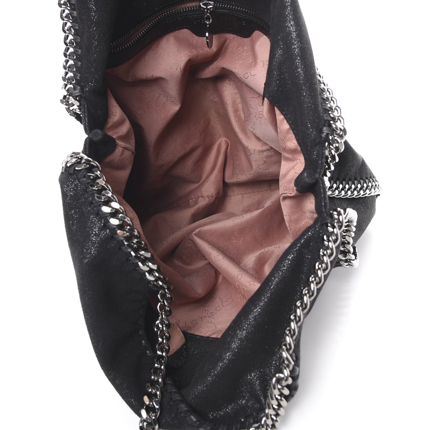 Stella McCartney Shaggy Deer Small Falabella Tote Black 4 of 10