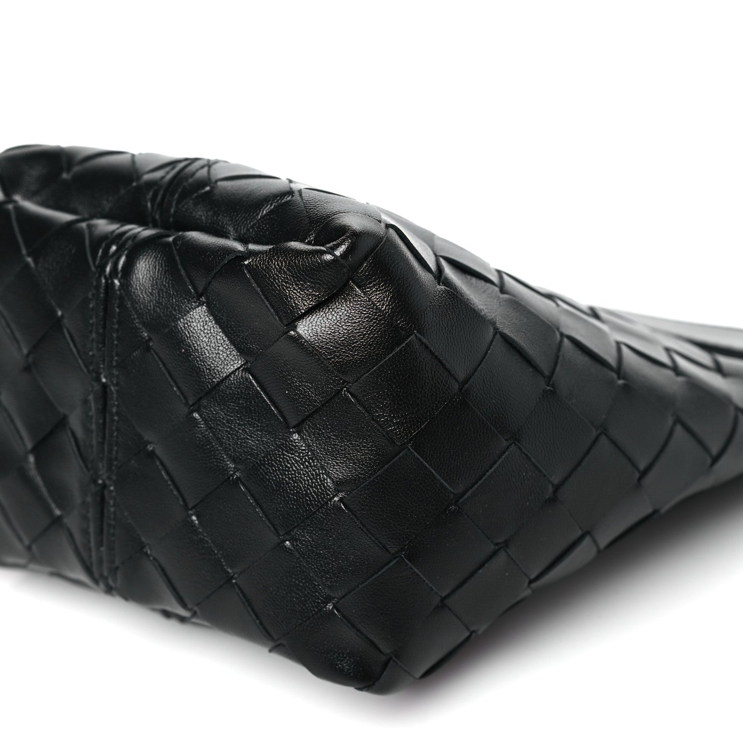 Bottega Veneta Nappa Intrecciato Small Flip Flap Pouch Black 10 of 10