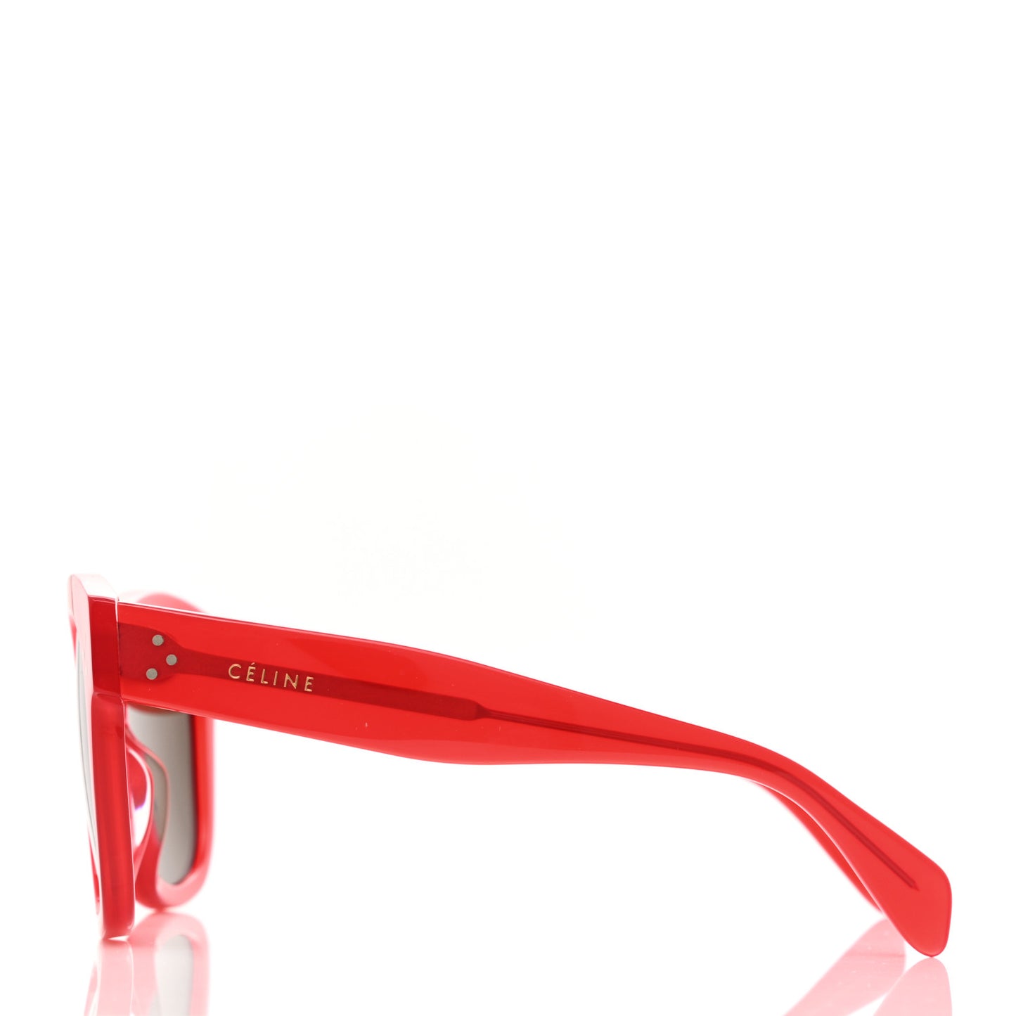 Polarized Square Sunglasses CL40002U Milky Red