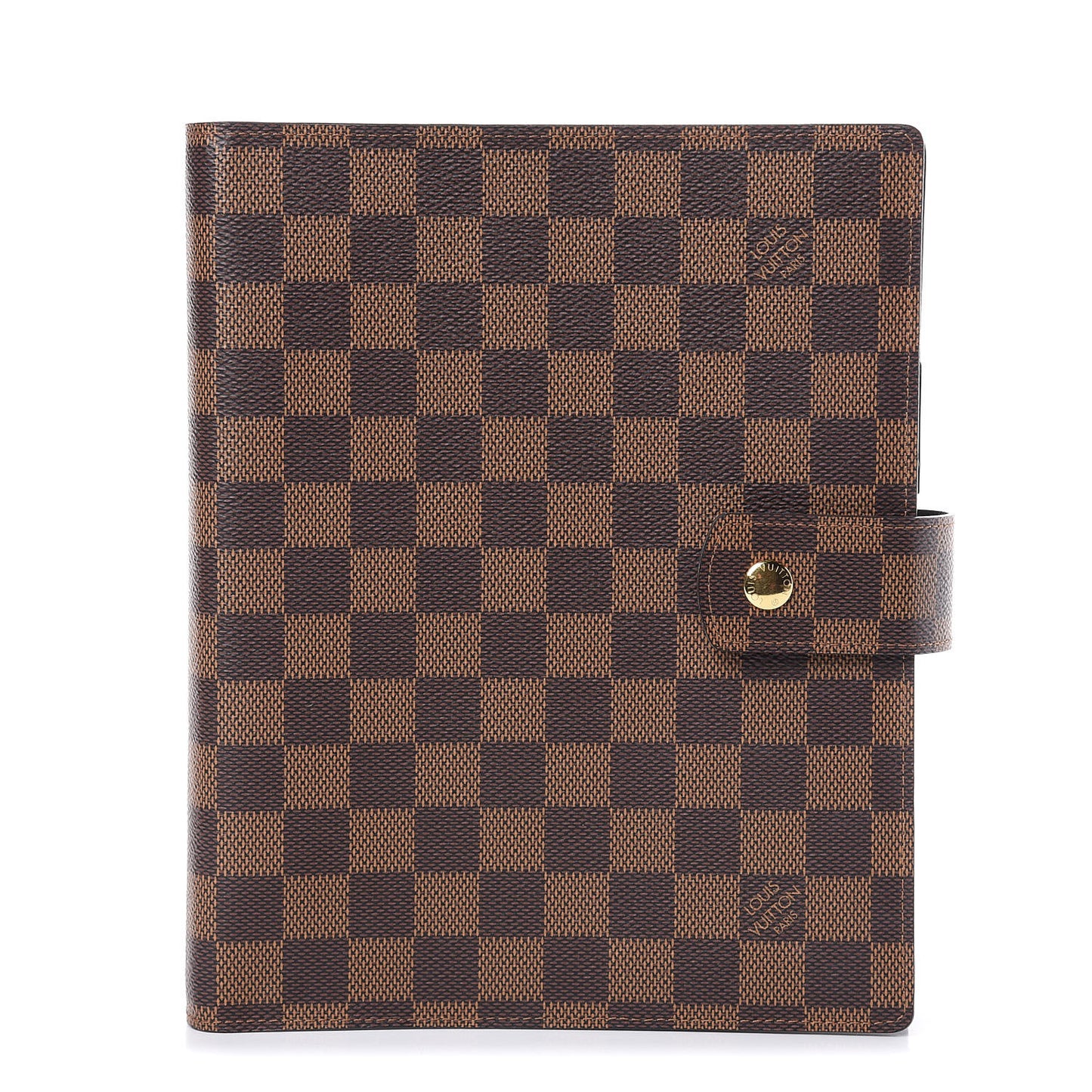 Damier Ebene Large Ring Agenda Cover