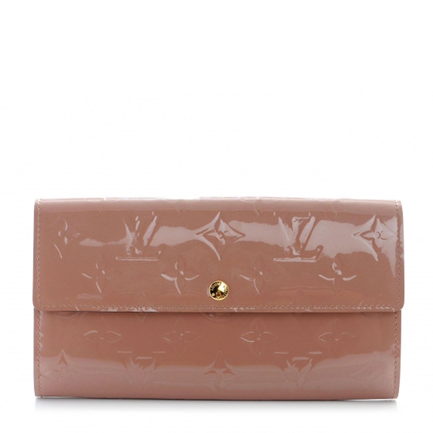 Louis Vuitton Vernis Sarah Wallet Rose Velours 1 of 6