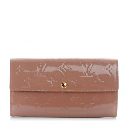 Louis Vuitton Vernis Sarah Wallet Rose Velours 1 of 6