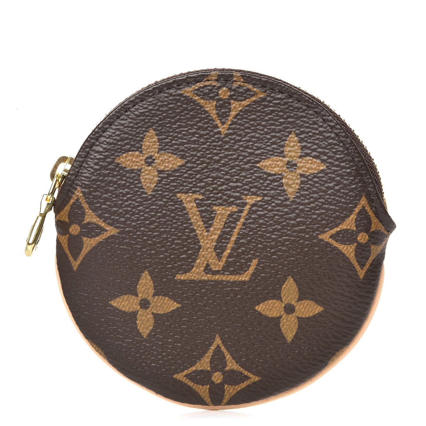 Monogram Round Coin Purse