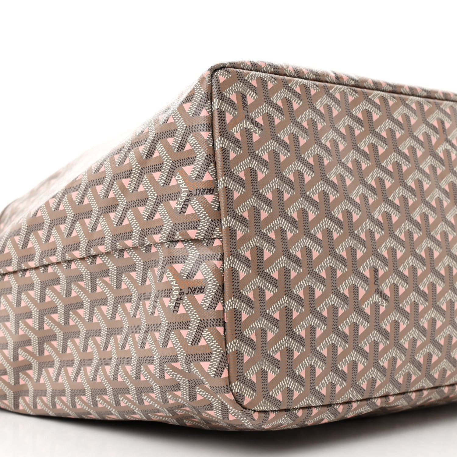 Goyard Goyardine Saint Louis Claire Voie GM Grege Powder Pink 10 of 11