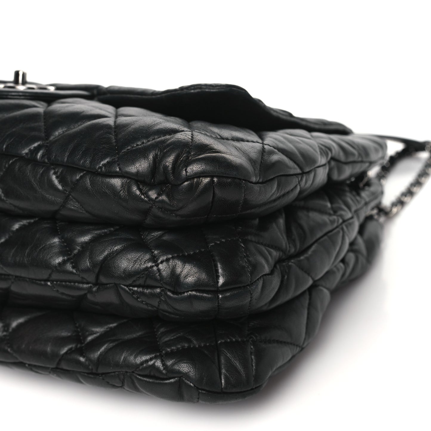 Lambskin Quilted Chanel 3 Maxi Tote Black