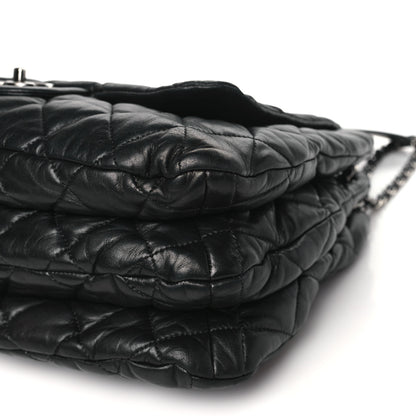 Chanel Lambskin Quilted Chanel 3 Maxi Tote Black 11 of 14