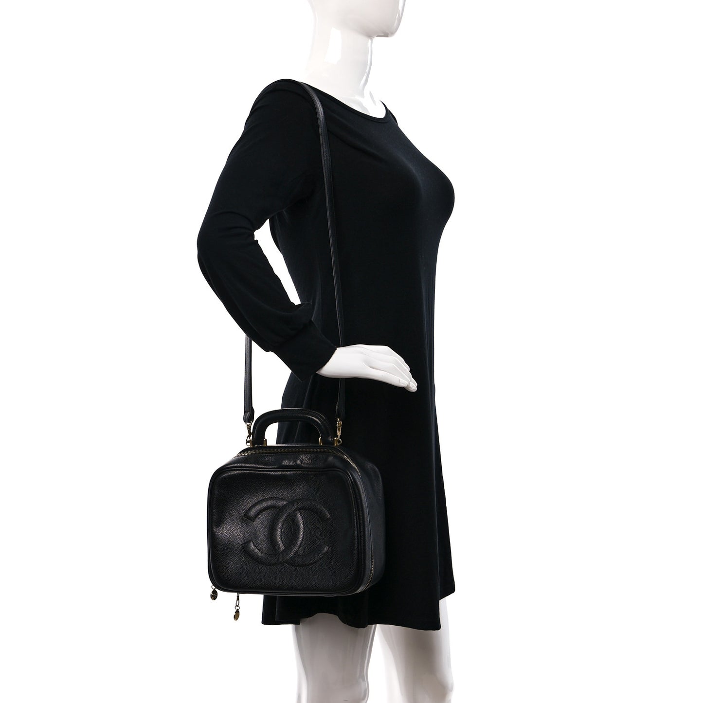 Caviar Timeless CC Vanity Case Black