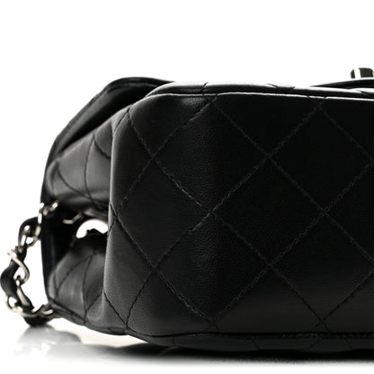Chanel Lambskin Quilted Mini Square Flap Black 9 of 13