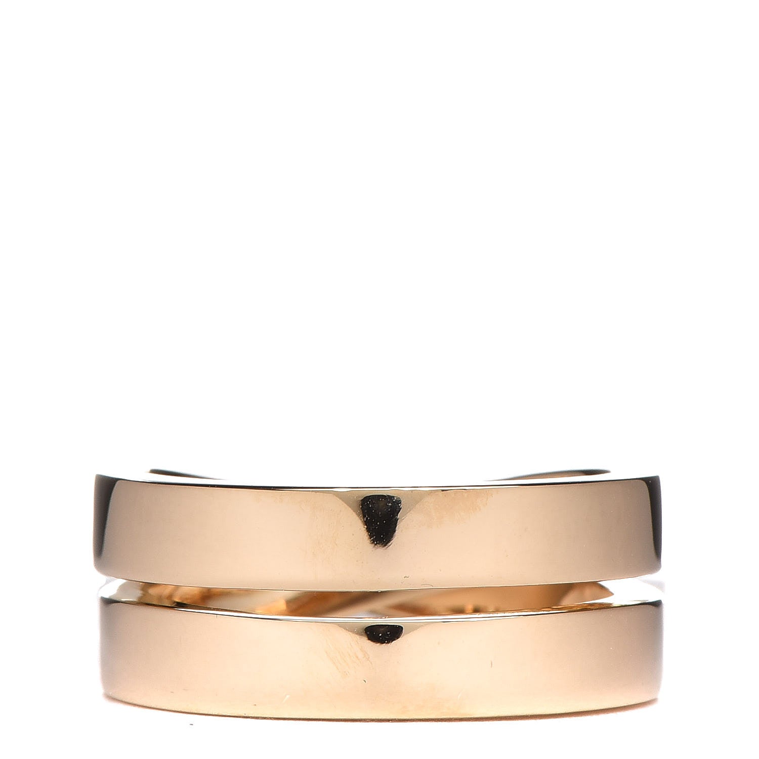 Cartier 18K Yellow Gold 9mm Paris Nouvelle Vague Ring 54 6.75 3 of 6
