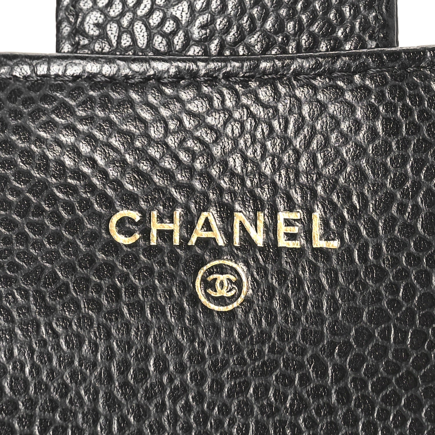 Chanel Caviar Quilted Flap Card Holder Wallet Black 6 of 11