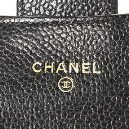 Chanel Caviar Quilted Flap Card Holder Wallet Black 6 of 11