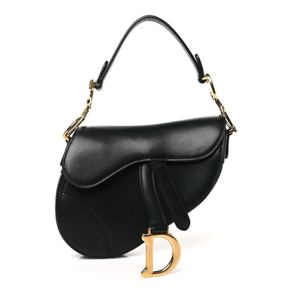 Christian Dior Calfskin Mini Saddle Bag Black 1 of 11